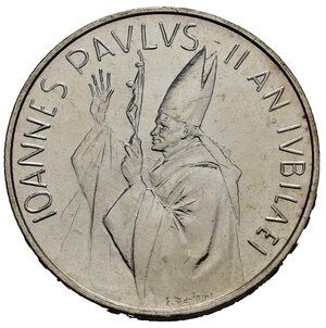 reverse: VATICANO. Giovanni Paolo II. 1000 lire Anno Santo 1983-1984. Ag. FDC