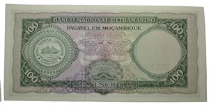 reverse: MOZAMBICO. 100 Escudos 1961. FDS