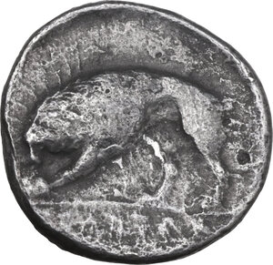 reverse: Northern Lucania, Velia. AR Nomos, c. 334-300 BC. Kleudoros group