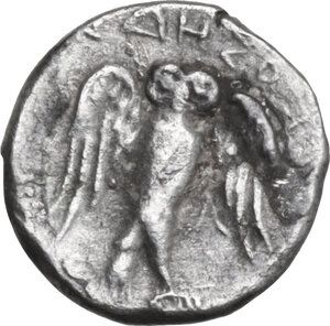 reverse: Northern Lucania, Velia. Fourrée Diobol, c. 340-334 BC