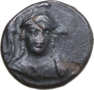 obverse: Southern Lucania, Heraclea. AE 14 mm, 280-150 BC