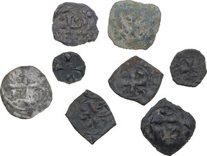 obverse: World Coins. Medieval Europe. Lot of eight (8) unclassified denominations