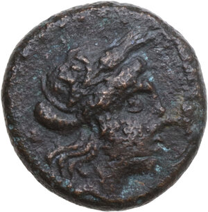 obverse: Southern Lucania, Metapontum. AE 16 mm, 250-207 BC