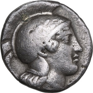 obverse: Southern Lucania, Thurium. AR Didrachm, c. 443-400 BC