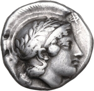 obverse: Southern Lucania, Thurium. AR Stater, 443-400 BC