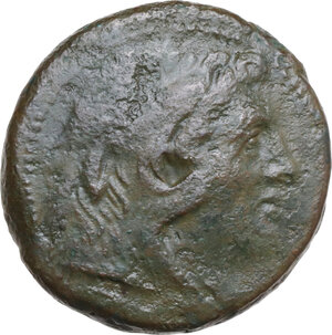 obverse: Bruttium, The Brettii. AE Double Unit-Didrachm, c. 211-208 BC