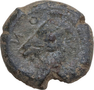 reverse: Etruria, Cosa. AE Quartuncia, c. 273-250 BC