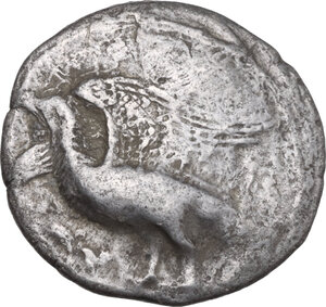 obverse: Bruttium, Kroton. AR Stater, c. 350-300 BC