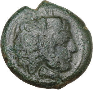 obverse: Bruttium, Kroton. AE 19 mm, 350-300 BC