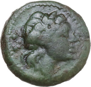 obverse: Bruttium, Petelia. AE Sextans, 204-200 BC