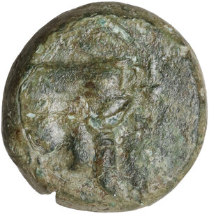 obverse: Bruttium(?), Breig. AE 18 mm. (Hemiobol?), c. 340-320 BC