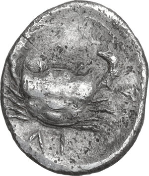 reverse: Akragas. AR Litra, c. 450-440 BC