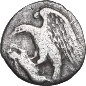 obverse: Akragas. AR Hemidrachm, 420-406 BC