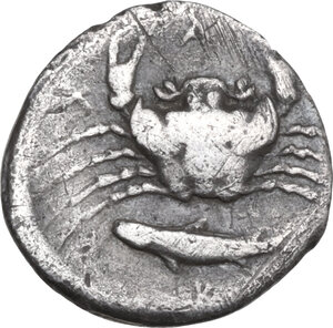 reverse: Akragas. AR Hemidrachm, 420-406 BC