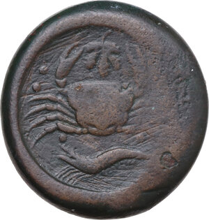 reverse: Akragas. AE Hemilitron, 425-406 BC