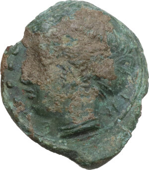 obverse: Himera. AE Hemilitron, c. 415-409 BC