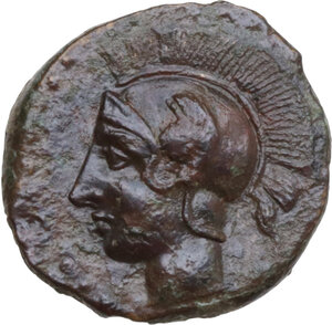 obverse: Kamarina. AE Tetras, 425-405 BC