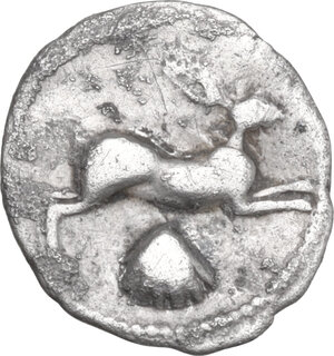 obverse: Messana. AR Litra, 420-413 BC