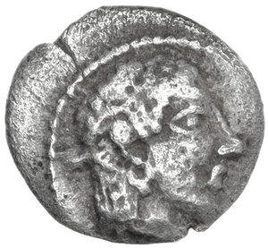 obverse: Syracuse. Hieron I (478-466 BC). AR Obol, Local imitation ?, c. 475-470 BC