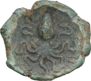 reverse: Syracuse. Second Democracy (466-405 BC). AE Tetras, after 425 BC