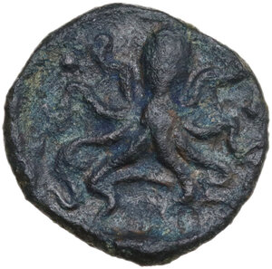 reverse: Syracuse. Second Democracy (466-405 BC). AE Tetras, after 425 BC