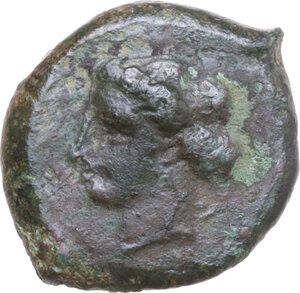 obverse: Syracuse. Second Democracy (466-405 BC). AE Tetras, after 425 BC