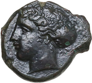 obverse: Syracuse. Second Democracy (466-405 BC). AE Hemilitron, c. 405-400 BC