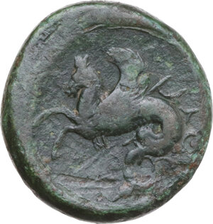 reverse: Syracuse. Dionysios I to Dionysios II. AE Litra, c. 375-344 BC