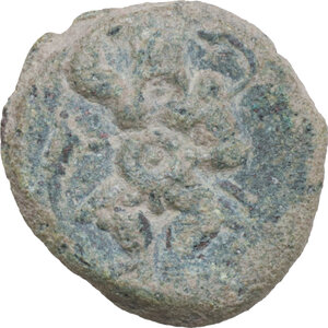 obverse: Ebusus. AE 16 mm, 200-100 BC