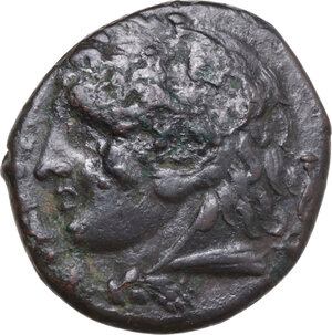 obverse: Syracuse. Pyrrhos (278-276 BC). AE 24 mm