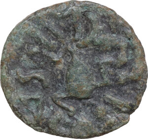 obverse: Uncertain mint. AE 18.5 mm, temp. Augustus–Tiberius, circa 10-20 AD. L. Seius, proconsul and Septimius and Balbus, duoviri