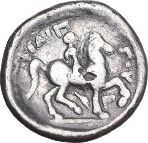 reverse: Kings of Macedon. AR Tetradrachm, Amphipolis mint, in the name and style of Philip II, c. 323-316 BC