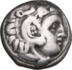 obverse: Kings of Macedon. AR Drachm in the name and type of Alexander III 