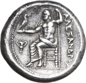 reverse: Kings of Macedon. AR Tetradrachm in the name and type of Alexander III 