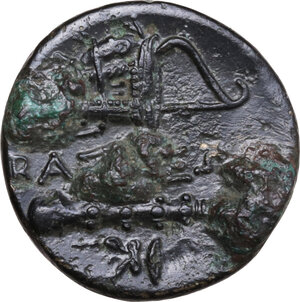 reverse: Kings of Macedon. Time Philip III to Antigonos I Monophtalmos. AE Unit, uncertain mint in Western Asia Minor, c. 323-310 BC