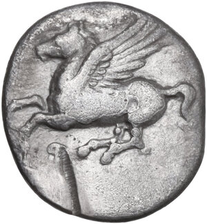 obverse: Corinthia, Corinth. AR Drachm, 350-300 BC