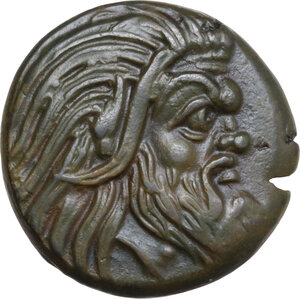 obverse: Cimmerian Bosporos, Pantikapaion. AE 19.5 mm, c. 310-304/3 BC