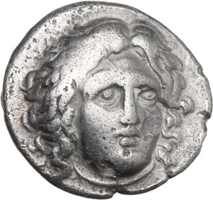 obverse: Islands off Caria, Rhodes. AR Didrachm, c. 305-275 BC