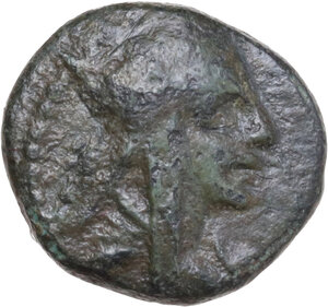 obverse: Kings of Armenia. Tigranes II ‘the Great’ (95-56 BC). AE Chalkous