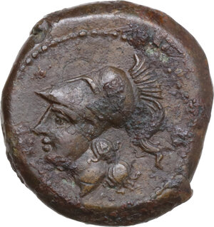 obverse: Samnium, Southern Latium and Northern Campania, Suessa Aurunca. AE Litra, c. 270-240 BC