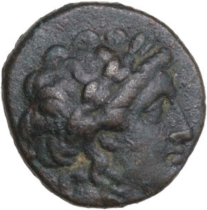 obverse: Seleucid Kings. Antiochos II Theos (261-246 BC) . AE 17 mm, Sardes mint