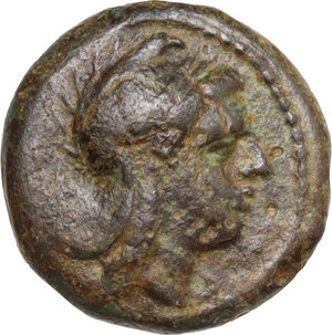 obverse: Anonymous. Half Litra-1/16 Uncia (?), uncertain Campanian mint 269-268 BC (?)