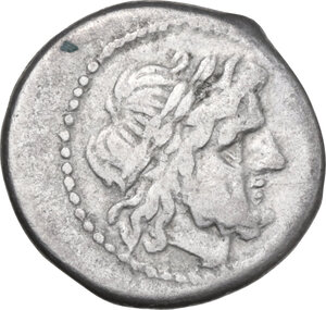 obverse: Anonymous. AR Victoriatus, uncertain Campanian mint, 213-212 BC