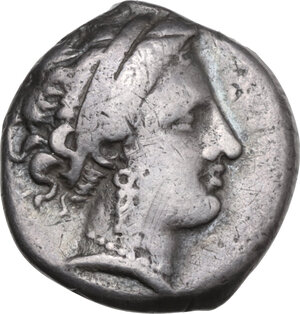 obverse: Central and Southern Campania, Neapolis. AR Nomos, 350-375 BC