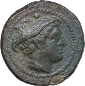 obverse: Anonymous Sextantal series. AE Sextans, after 211 BC