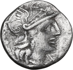 obverse: C. Minucius Augurinus. AR Denarius, 135 BC