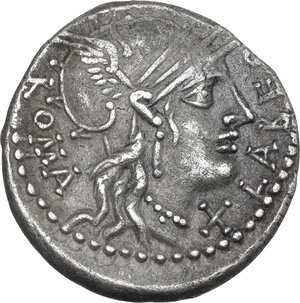 obverse: Q. Fabius Labeo. AR Denarius, 124 BC