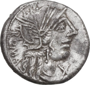 obverse: M. Fannius C.f. AR Denarius, 123 BC