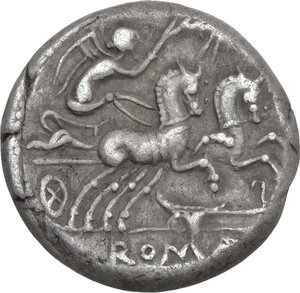 reverse: M. Cipius M.f. AR Denarius, 115 or 114 BC