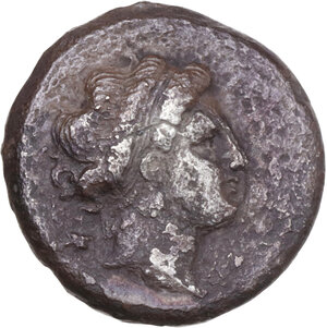 obverse: Central and Southern Campania, Neapolis. Fourrée Nomos, c. 300-280 BC